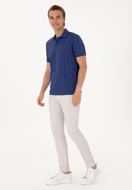 Erkek Açık Gri Kanvas / Chino Pantolon